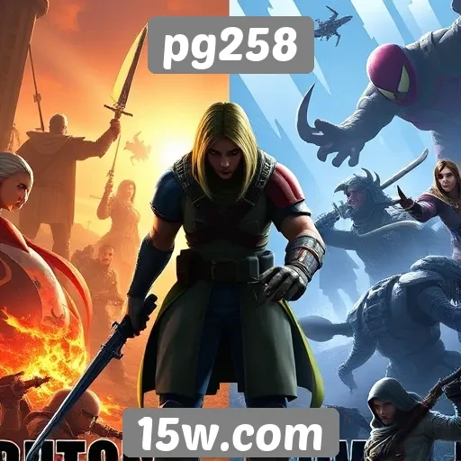 Comparativo de jogos populares no site pg258