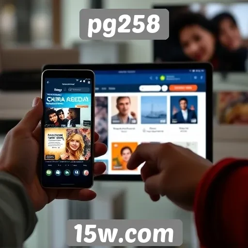 Experiência de usuário no site pg258 em dispositivos móveis